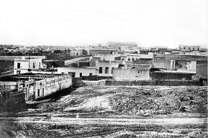 Plaza Cagancha en 1860.