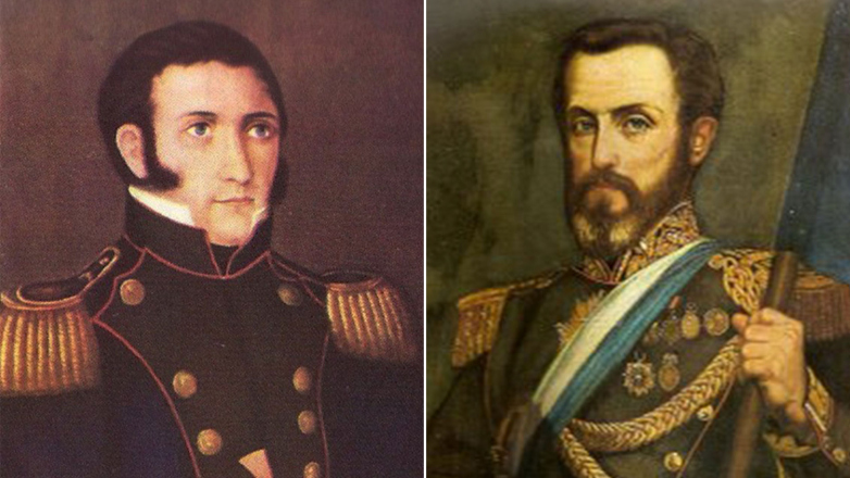 Manuel Dorrego y Juan Lavalle. Foto: Infobae.