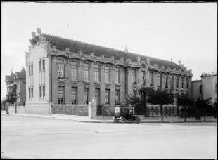 Escuela Brasil en 1918. Foto: CdF Montevideo.