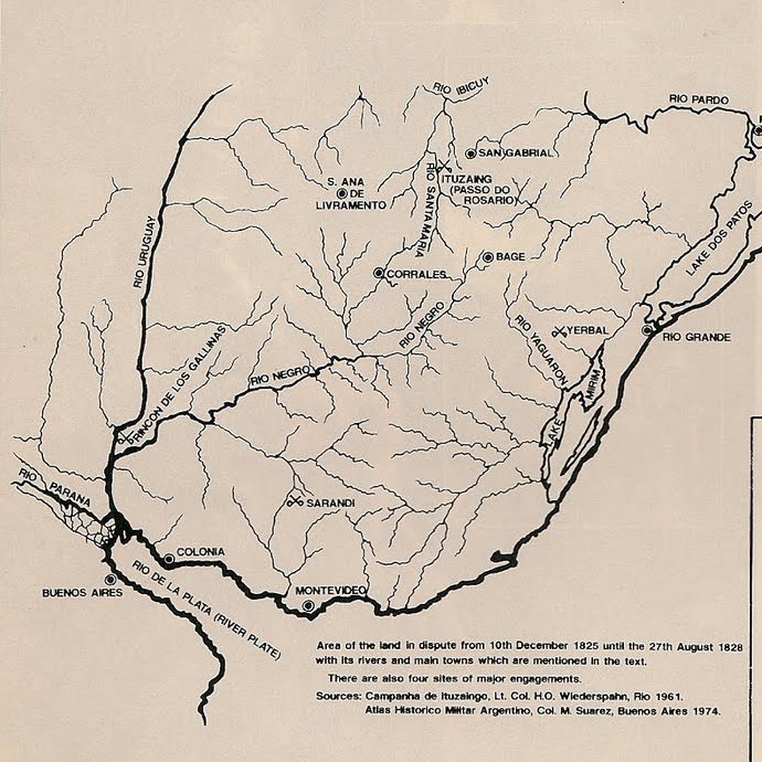 Mapa de la zona de conflicto. Ron Poulter.