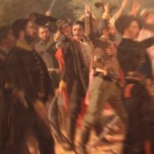 Manuel Freire en El Desembarco, por Juan Manuel Blanes.