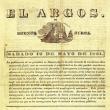 Argos de Buenos Ayres de 1821. Foto: Historia Hoy.